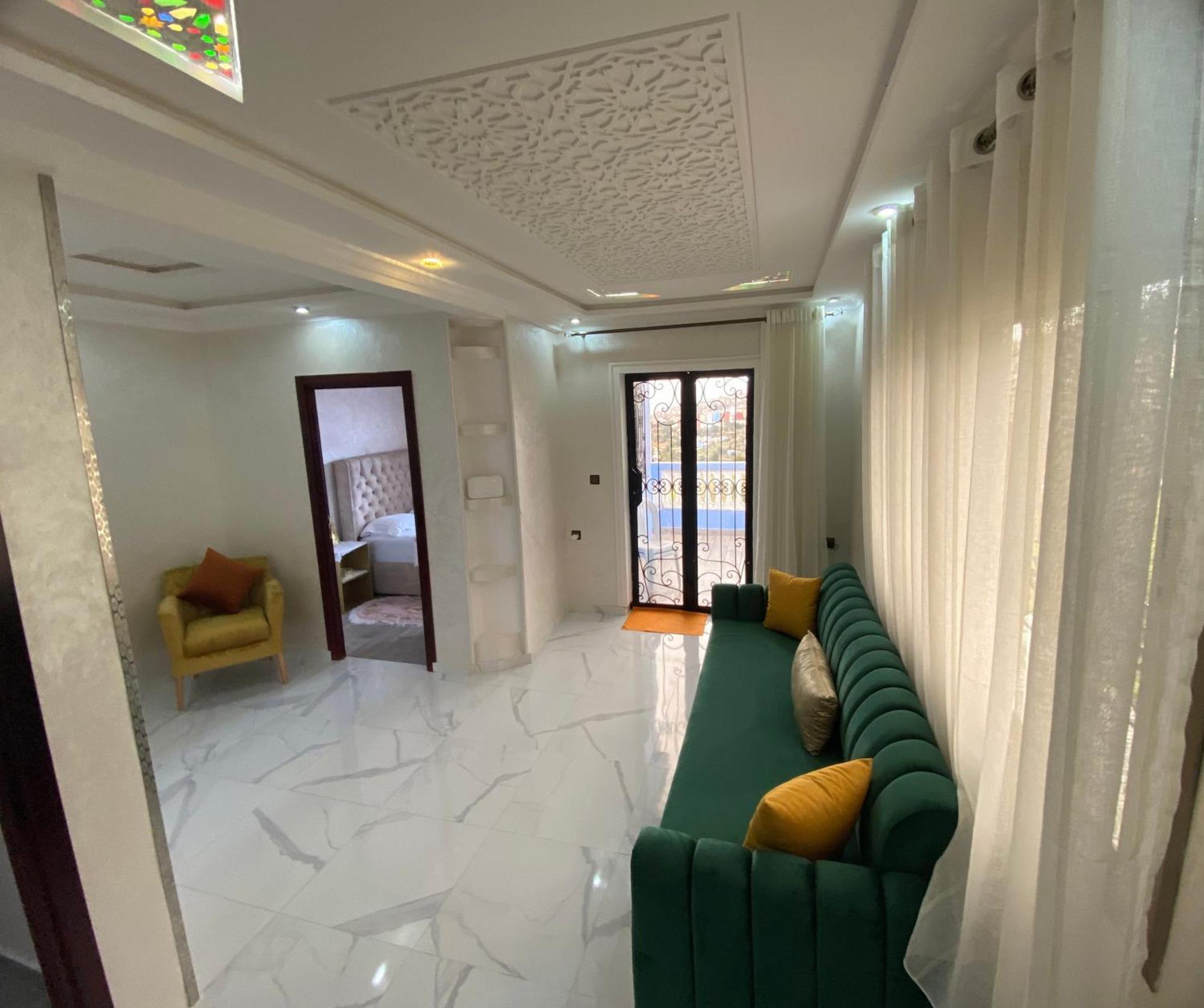Duplex Panoramique Avec Jardin Villa Chefchaouen Exteriör bild